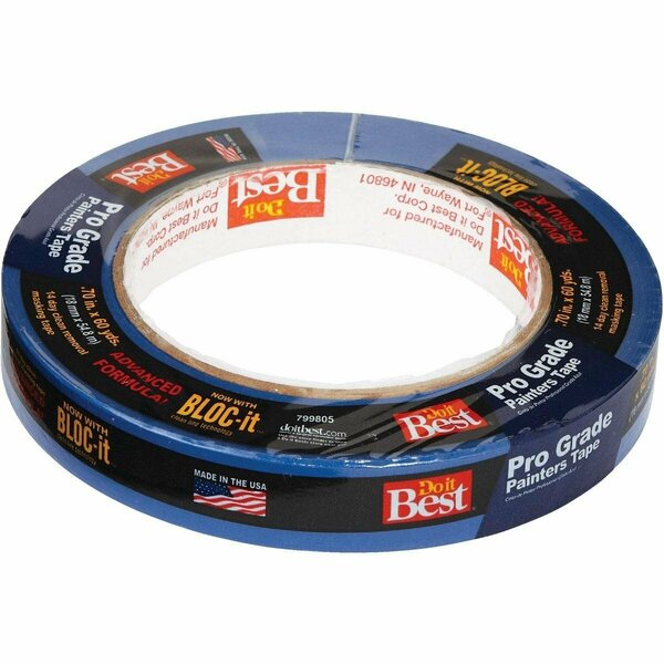 All-Source Pro Grade 0.70 In. x 60 Yd. Blue Painter's Masking Tape 99611